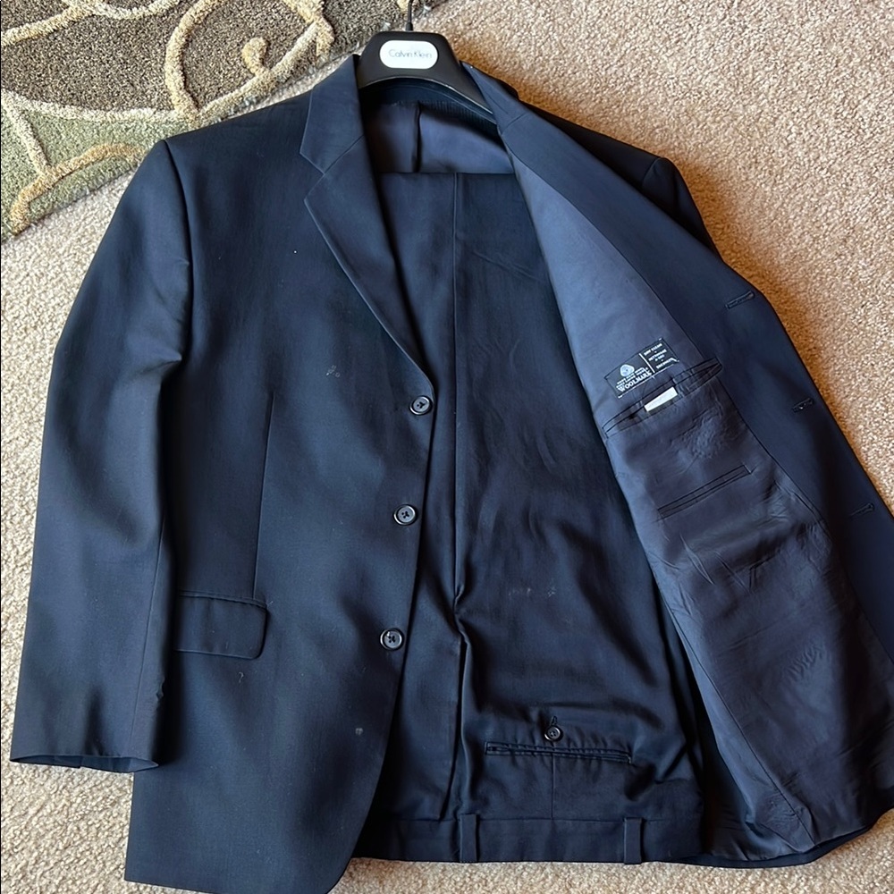 Calvin Klein Black Sport Coat Blazer